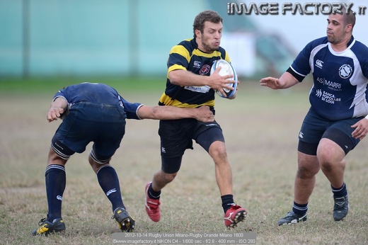 2012-10-14 Rugby Union Milano-Rugby Grande Milano 1600